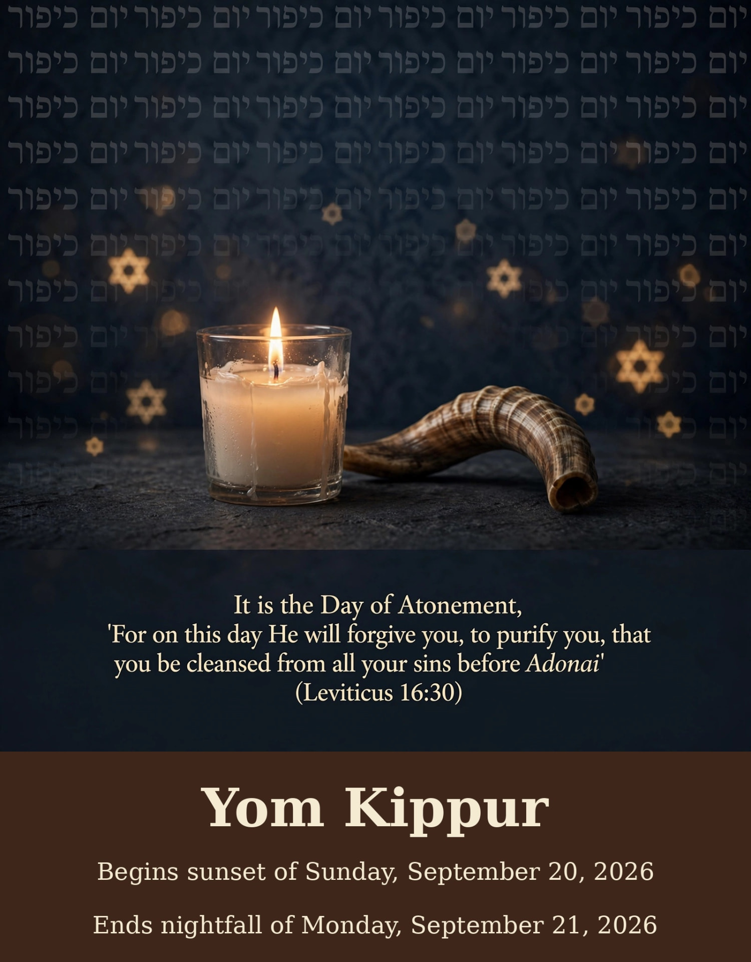 Yom Kippur — Day of Atonement